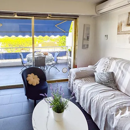 Cozy Studio, Terrace Near Beaches, Cannes *